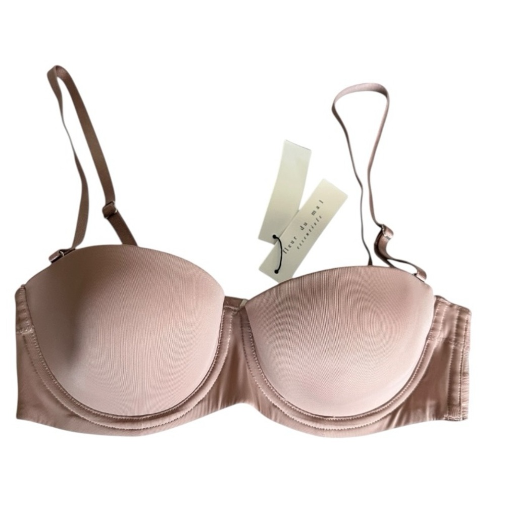 Fleur du Mal bridal strapless bra size NWT 32C